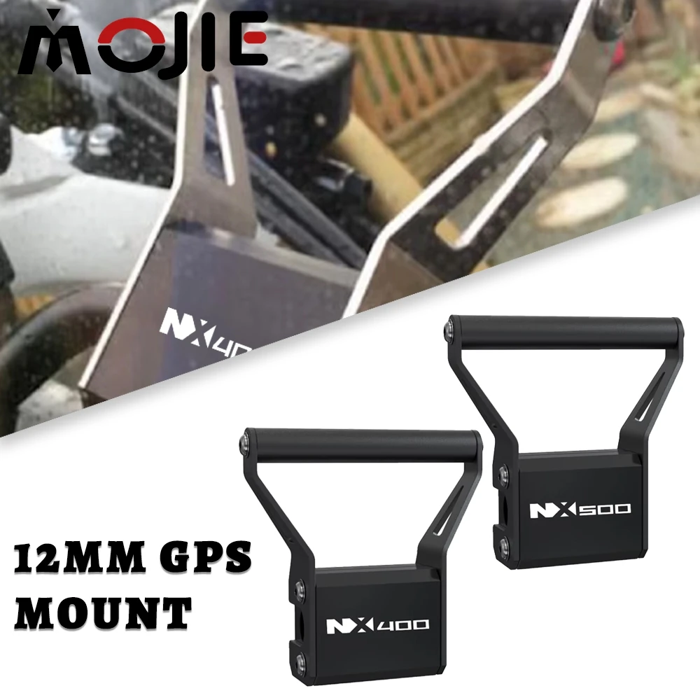 

2025 New 12MM Stand Holder Supporter Phone GPS Navigation Plate Mounting Bracket For Honda NX400 NX500 2024 - 2026 NX 400 500