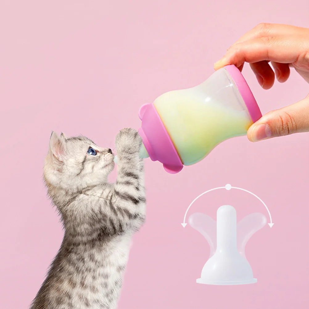 20Pcs Pet Using Feeders Silicone Puppy Kitten Pacifiers Feeding Supplies for Small Pets Dogs Cats Hamsters Pet Using Feeders