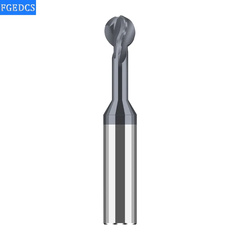 Bola T-Shaped arco fresa, Lollipop End Mill, Endmill Slot Ball T, carboneto sólido, cortador CNC, R0.75-R6 para aço, alumínio, 3D