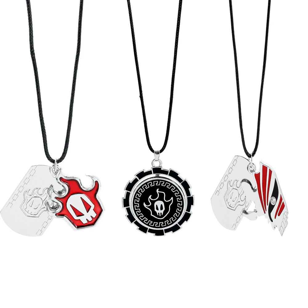 

Anime Fashion Kurosaki Ichigo Grim Reaper Necklace - Cartoon Pendant for Women Men Cosplay Jewelry Personality Gift