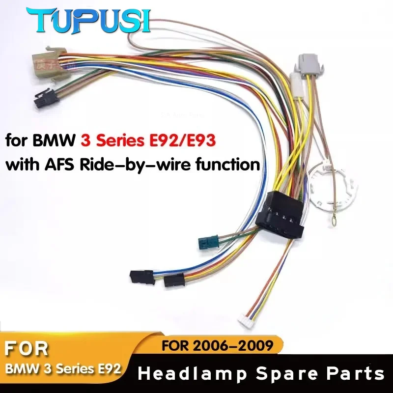 

LED Headlight Wiring Harness Headlight For BMW 3 Series E92 E93 325I 330I 335I M3 Internal Wiring Harness Plug Harness New