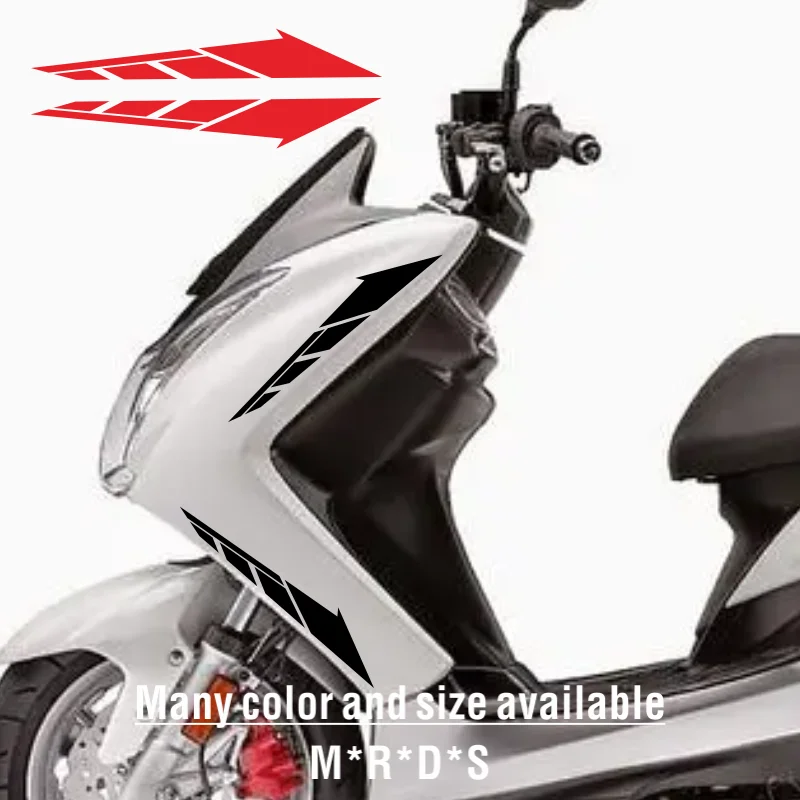 

Motorcycle Front Fender Comb Universal Stickers Motor Body Decoration Waterproof Decal For YAMAHA SMAX XMAX TMAX #101