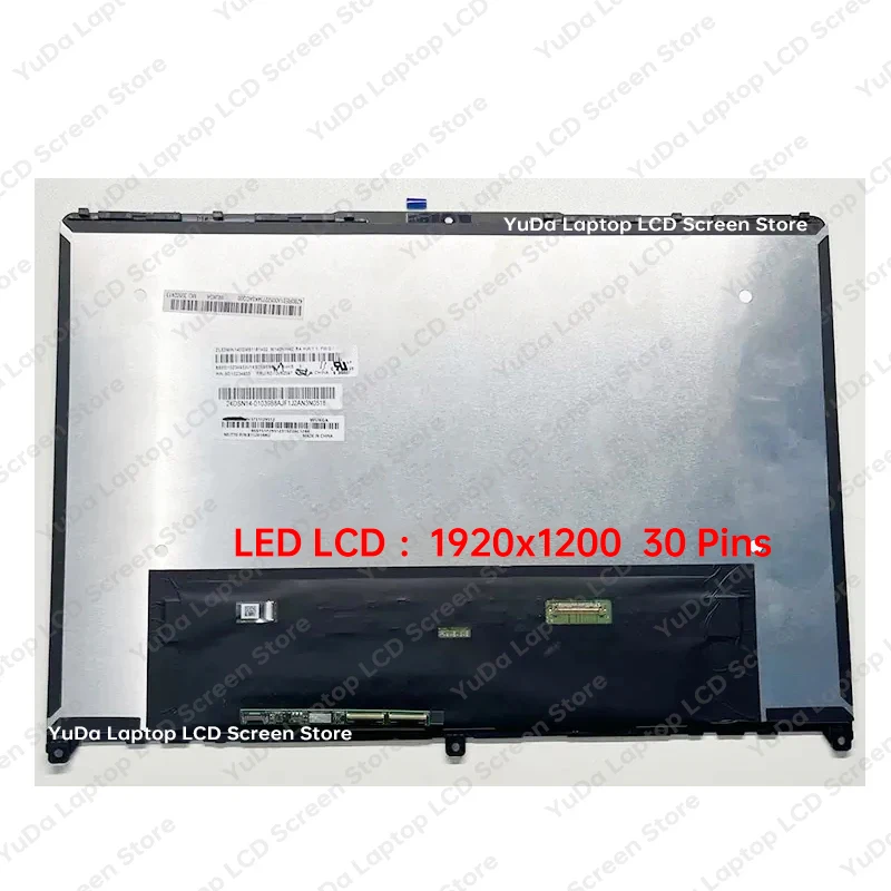 14 Inch Touch Screen For Lenovo IdeaPad Flex 5 14IAU7 14ALC7 14IRU8 14ABR8 LCD Display Digitizer + Frame Assembly Replacement