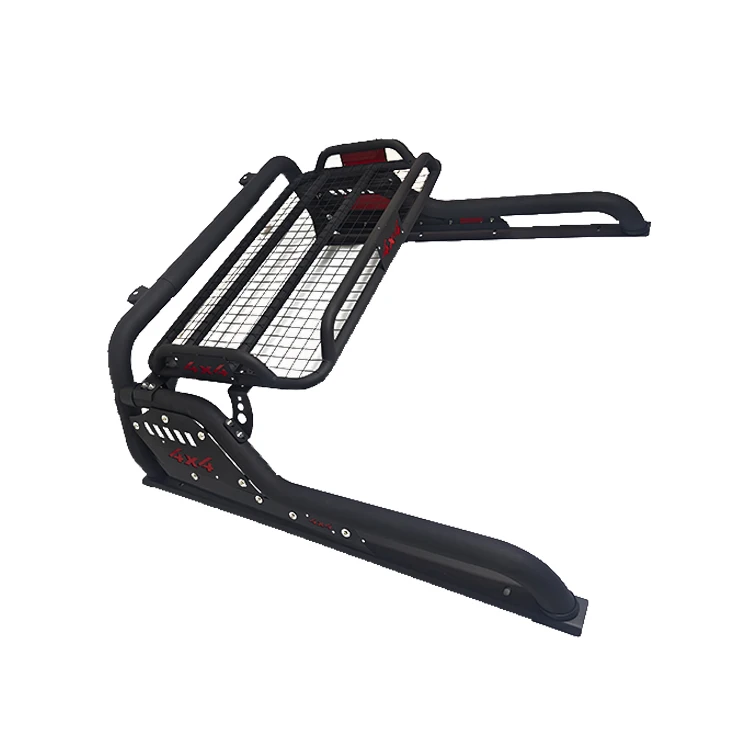 OEM Universal Heavy Duty Manganese Steel 4x4 Sport Roll Bar with Black Powder Coating for Pickup Truck Bed Cargo Rack