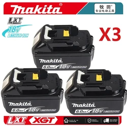 100% Genuine Makita 6Ah/5Ah/3Ah for Makita 18V Battery BL1840 BL1830B BL1850B BL1850 BL1860 BL1815 Replacement Lithium Battery