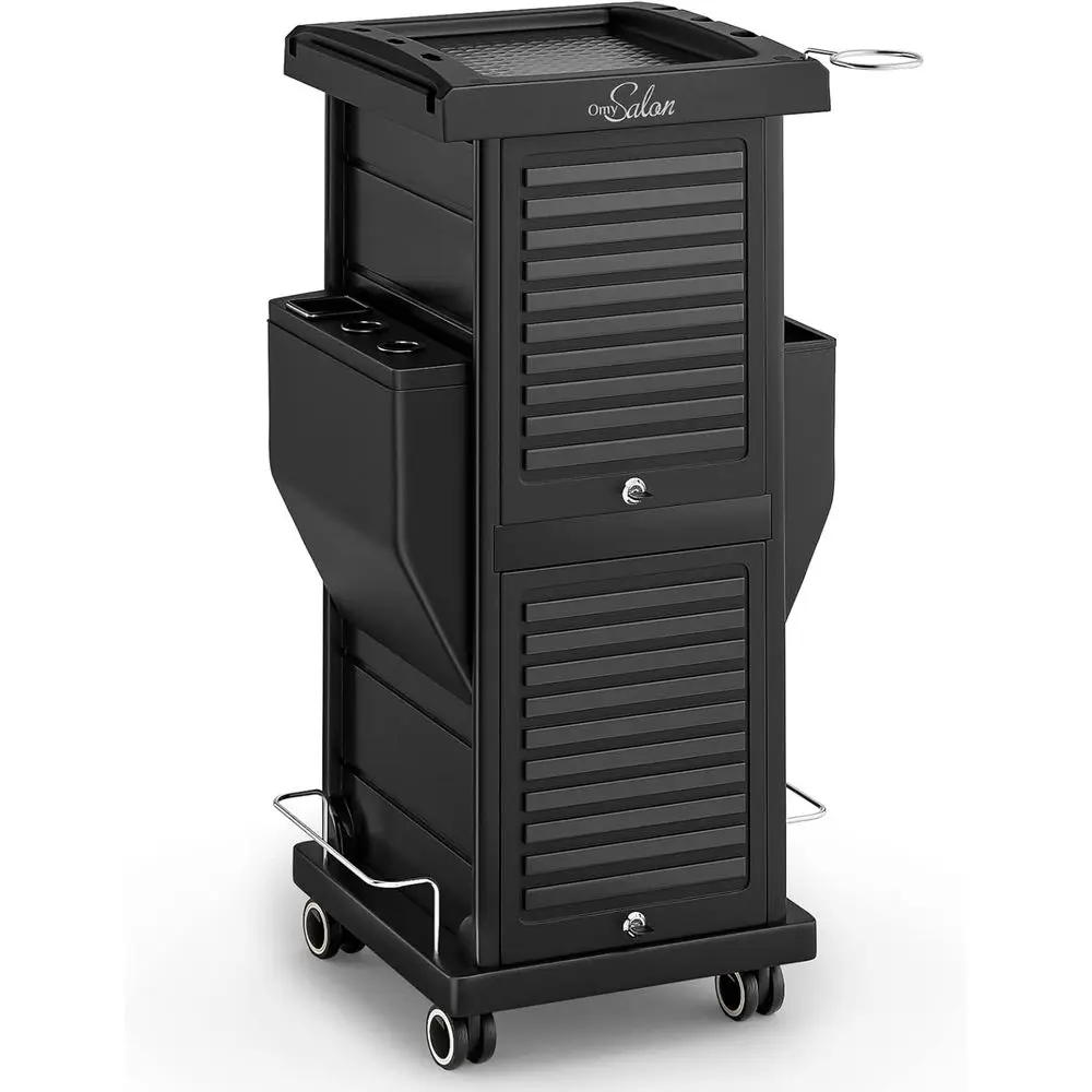 

6-Drawer Rolling Cart for Hair Stylists, Barbers, and Tattoo Artists - Mobile Storage with Locking System