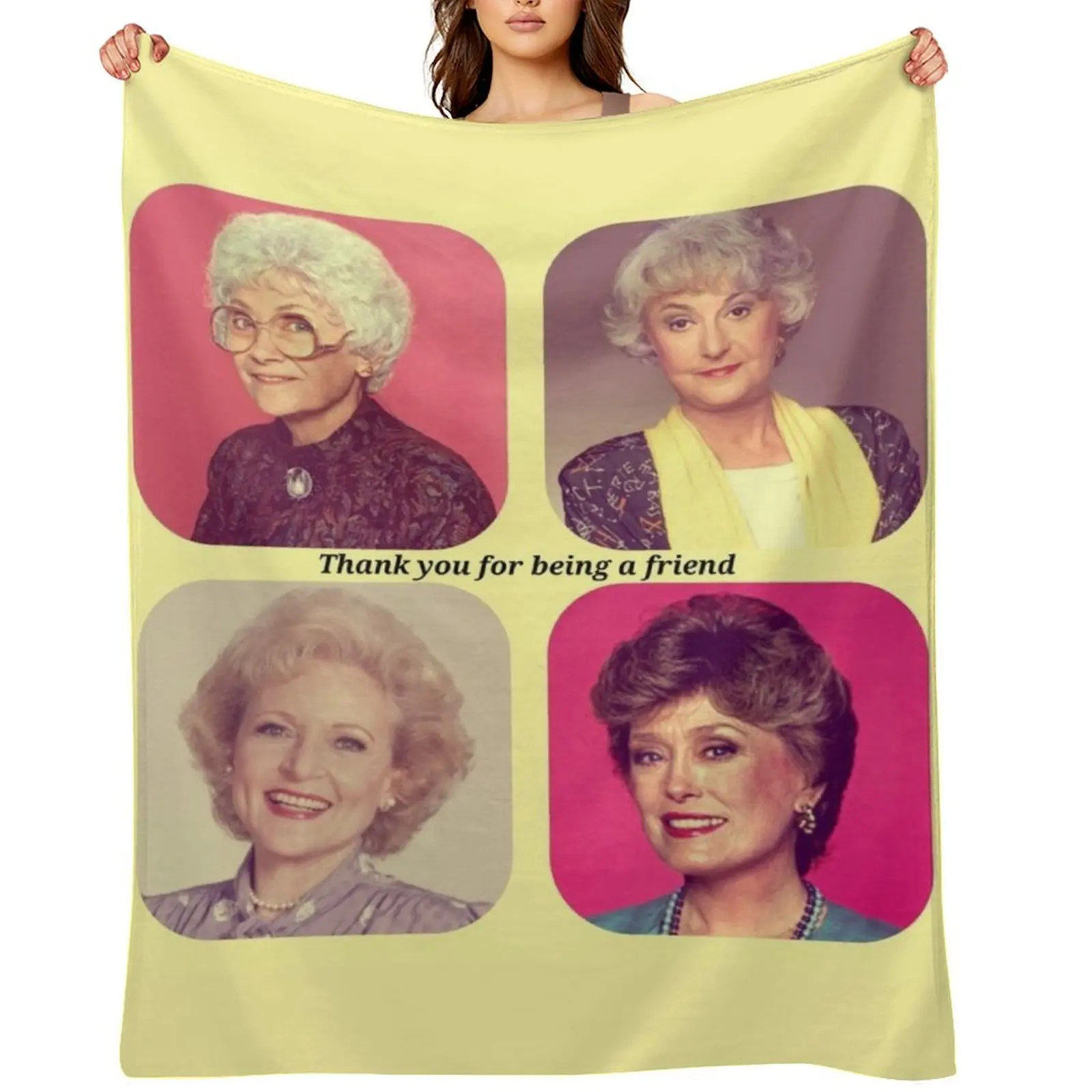 

Stay Golden, Girls Throw Blanket Bed Plaid Blankets For Sofas Blankets
