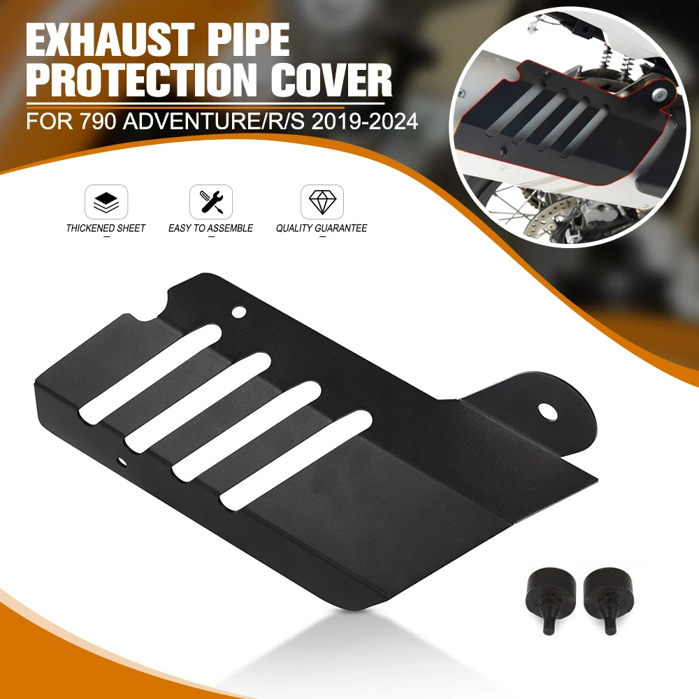 

Exhaust Pipe Protection Cover For 790 Adventure/R/S Motorcycle Muffler Exhaust Pipe Protection Guard ADVENTURE 790 2019-2024