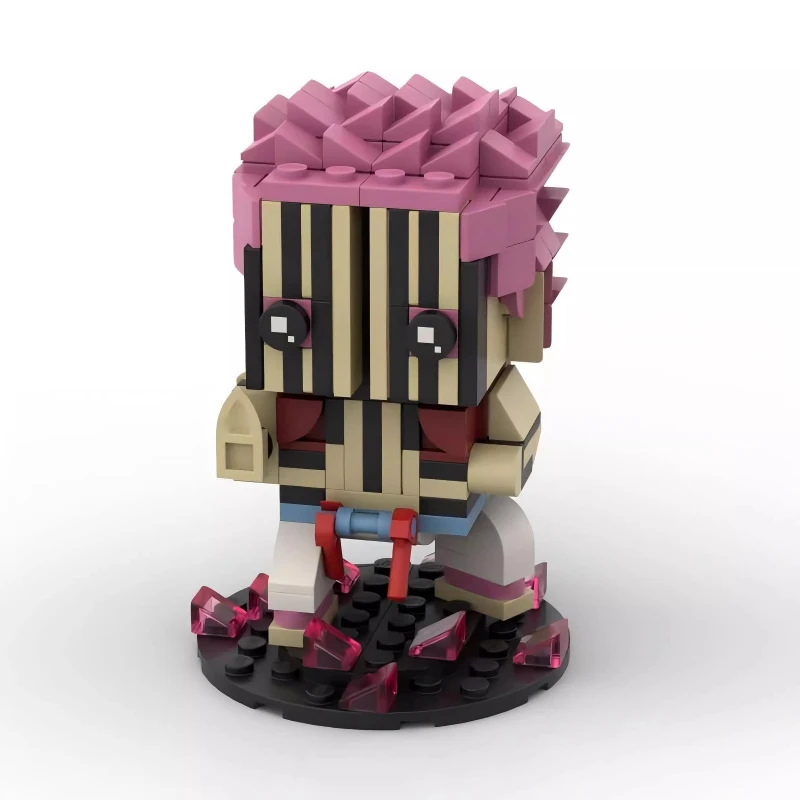 MOC Klassische Anime Figur Töten Geister Bricksheadz Slayer Dämon Klinge Cartoon Puppe Bausteine Modell Erwachsene Sammlung Spielzeug Geschenk