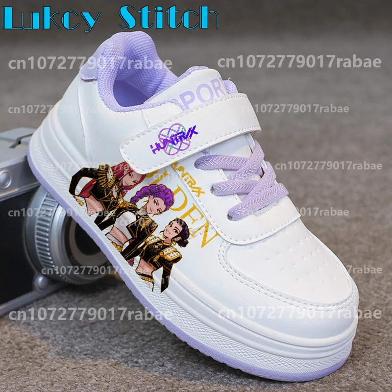 

Рождественский подарок KPop Охотники на демонов 3D-дизайн Молодежные кроссовки для мальчиков и девочек Модная детская повседневная обувь