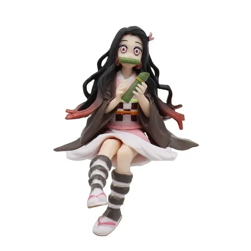 2025 Anime Demone Slayer Sit Mangiare Riso Figura Tutti I Stile Tanjirou Nezuko Kyoujurou Tengen Tokitou Muichirou Figurine Giocattolo Regali