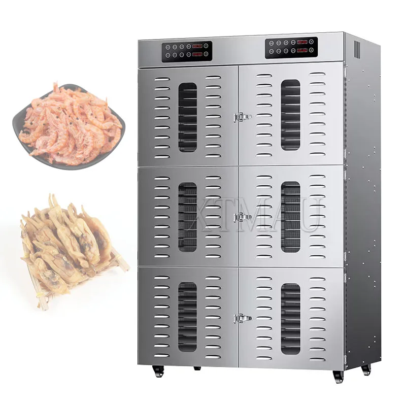 60 Layer Food Dehydrator Snacks Dehydration Dryer Fruit Vegetable Meat Drying Machine 4500W