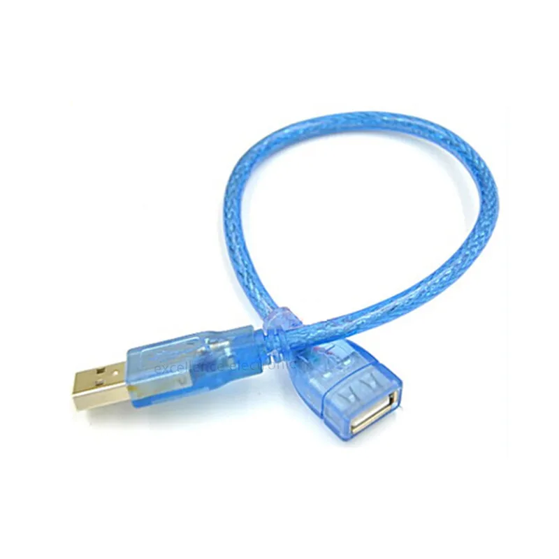 Cavo di prolunga USB da 30cm USB 2.0 maschio A A USB 2.0 femmina A prolunga cavo di sincronizzazione dati connettore adattatore