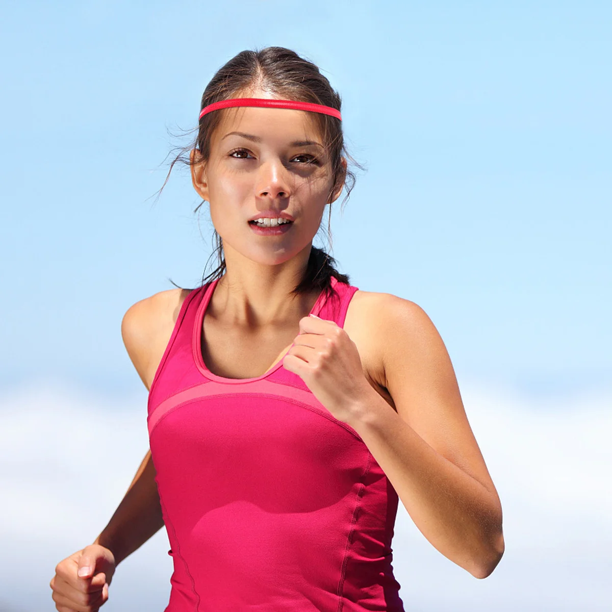 

FOMIYES 5Pcs Elastic Non Sports Headbands for Men Women Sweat Absorbent Cotton Hair Bands Running Yoga Gym Workout