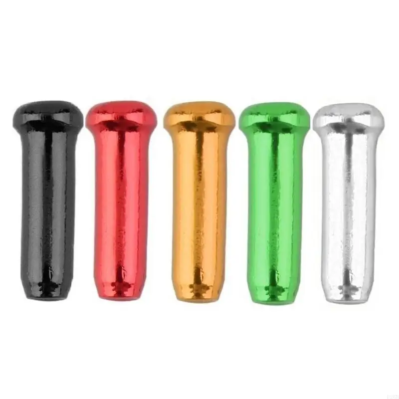 

50 Pcs Aluminum Alloy Brake Cable End Cover Bike Cable End Caps Cable Road Bicycles Brake Cable End Tip Inner Line Cover