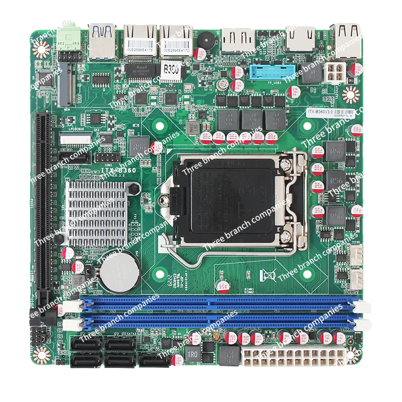 8/9th generation industrial control main board 6 sata support PCEI X16 computer main board B360 chipset i5/i7