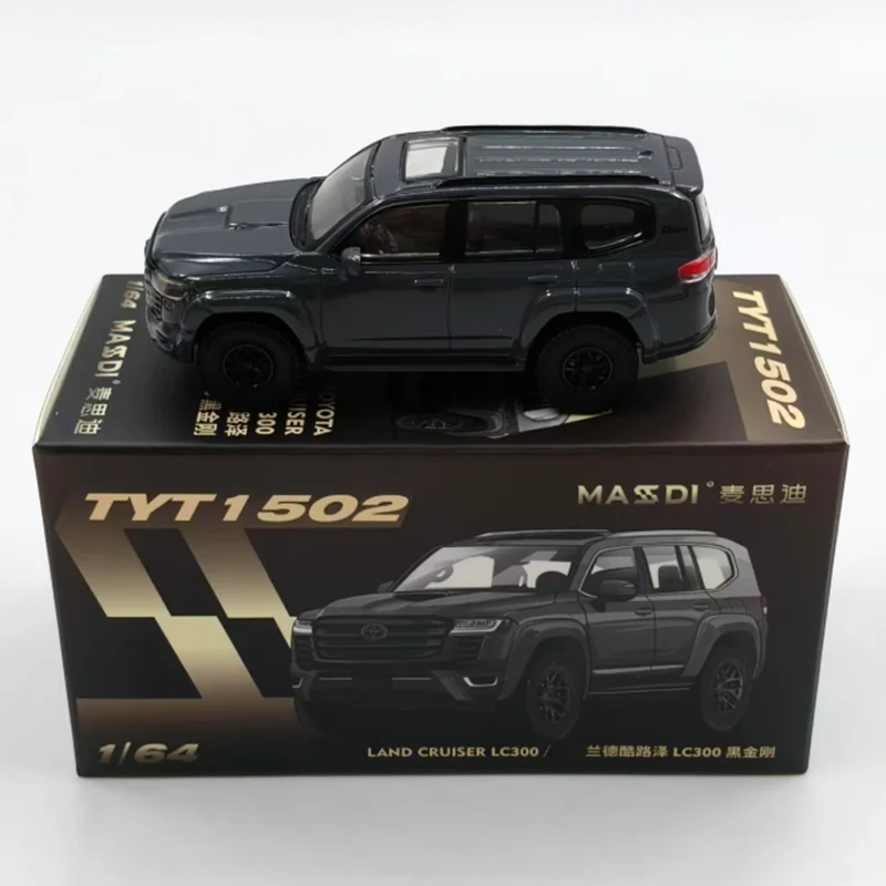

MASSDI литой под давлением масштаб 1:64 Land Cruiser LC300 TYT1500 TYT1502 сплав имитация модели автомобиля праздничные подарки игрушки