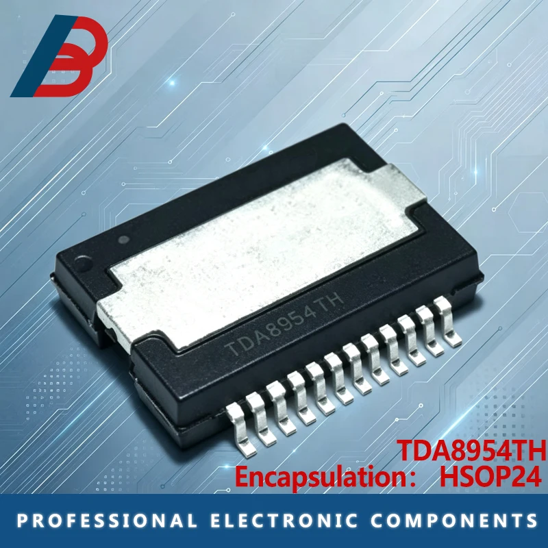 TDA8954TH D-class power amplifier chip, automotive power amplifier audio IC patch, HSOP-24 audio amplifier chip