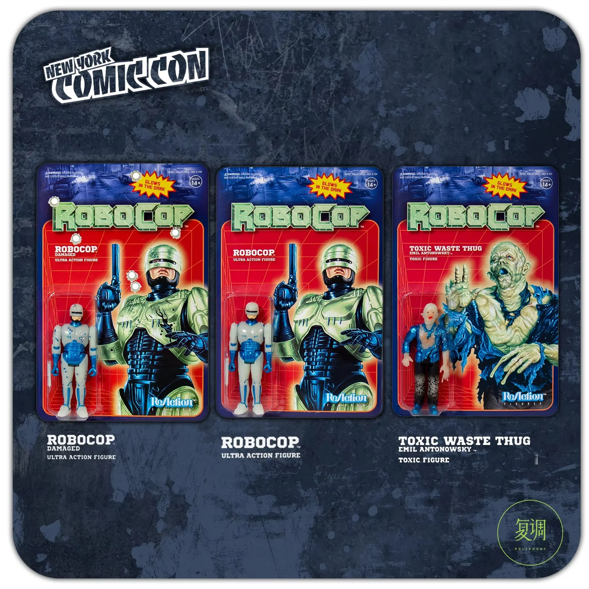 

In Stock Super7 1/18 Scale Robocop Model Limited Luminous Edit Mini 3.78Inch Action Figure Mini Doll Collection Gift Retro Toys