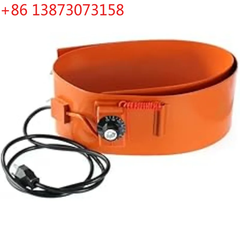 Metal Drum Heater 55 Gal Barrel Band Heater  with Adjustable Thermostat Heavy Duty Silicone Rubber Grease Keg Honey Pail Heater