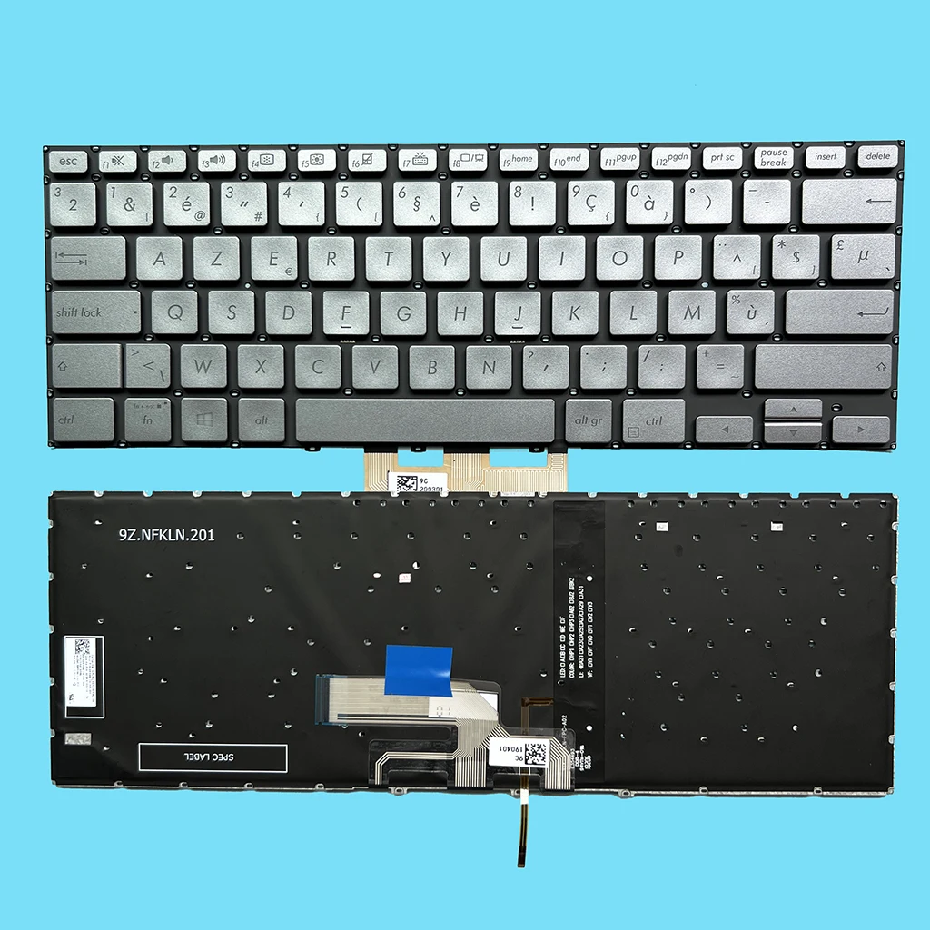 

UX462 Spanish Portuguese Italian Belgian Keyboard For ASUS Zenbook UX462 UX462D UX462DA UX462F UX462FA Backlit NSK-WR2BQ0S