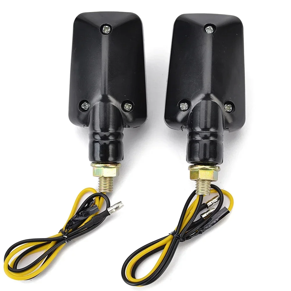 2 Pcs Motorcycle Indicator 12V Light Blinker Lamp Amber Turn Signal For most Honda, For Yamaha, For Suzuki For Kawasaki