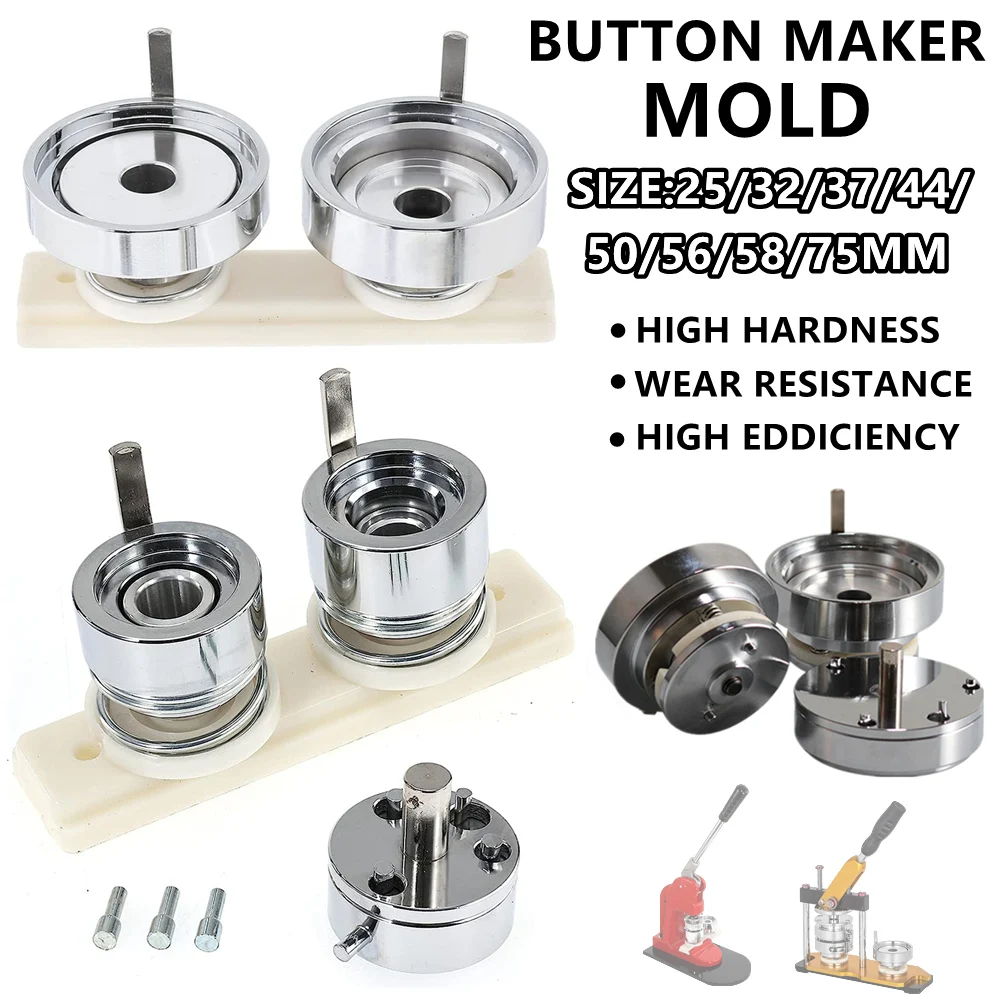 Everything You Need to Know About the 25–75mm Button Pon Badge Maker Machine Mold