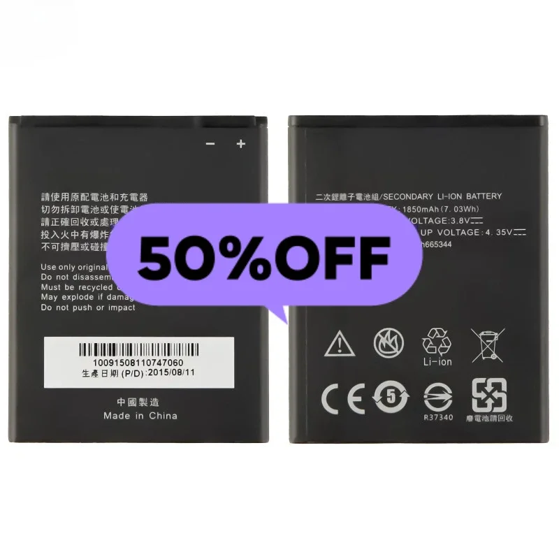 Li3818T43P3h665344 for ZTE Blade Q Pro/Blade GF3/T320/A5S Phone Battery High Quality Replacement Bateria Grade A Cell with Tools