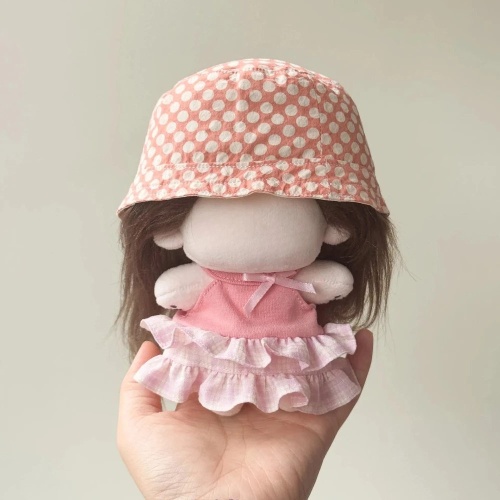 3 Colors Sweetheart Bubble Dress for 10-17cm Plush Doll Summer Party Costume Mini Skirt Stuffed Animal Birthday Gift Outfit 1PC