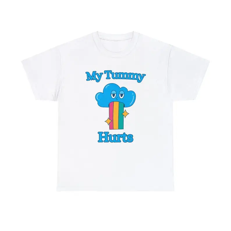 

My Tummy Hurts Shirt graphic tee funny shirt Meme T Shirt Tummy Hurts Tee