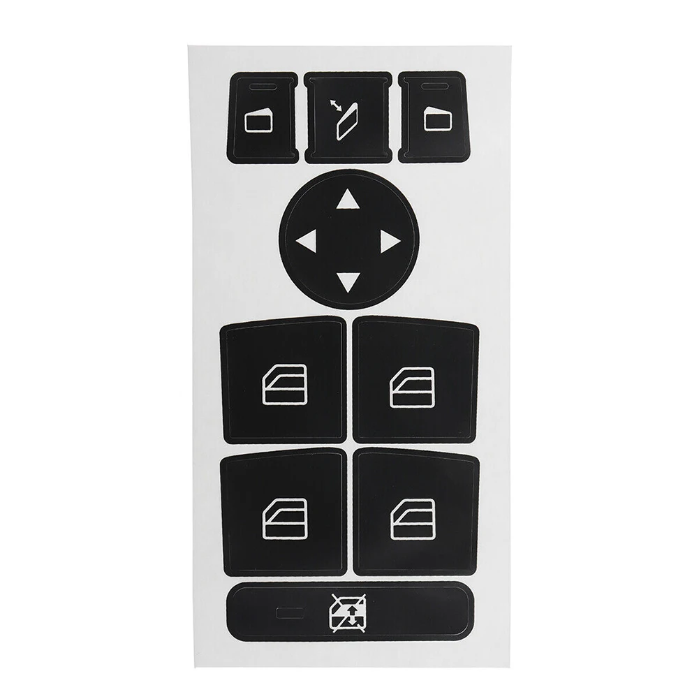 For Mercedes W204 C-Class Switch Knob Overlay Sticker for C300 C250 C230 for c200 for c180 Interior Trim Repair 2007-2014 Models
