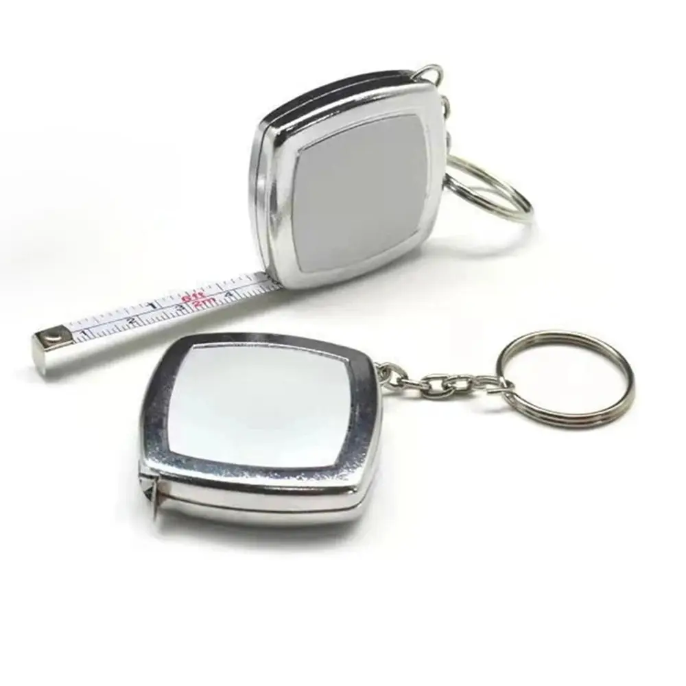 Portable 1m/3FT Tape Measure With Keychain Drop-Resistant Carpentry Ruler Measuring Tool Thickened Steel Tape