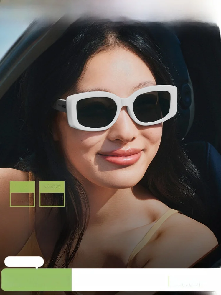 

Женские солнцезащитные очки Banana Le с квадратной оправой, защитой от ультрафиолета высокой степени защиты, модные, для вождения и активного отдыха