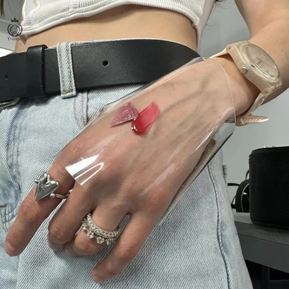 قفازات فنان ماكياج احترافية من الجلد الطبيعي ، أدوات وظيفية ، مريحة وعصرية