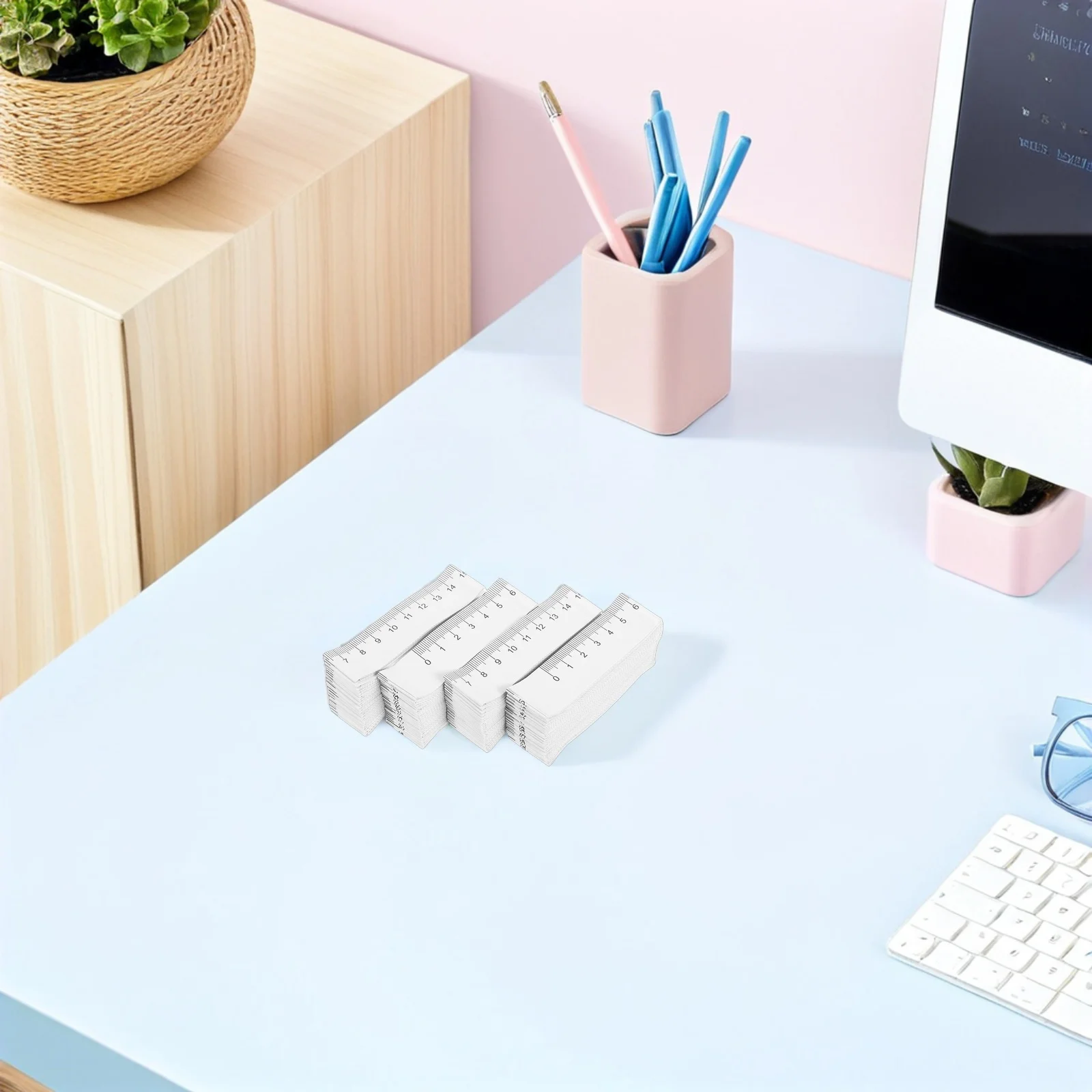 

20pcs Double Sided Paper Tape Measure 1 Meter Body Measuring Ruler For Babies Head Circumference Measuring Tools Instrument