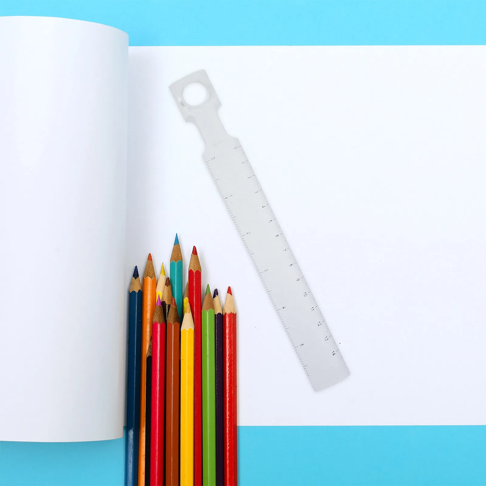 

Многофункциональная линейка-лупа 2X с увеличением, прямая геометрическая линейка-инструмент для измерения, с четкой сантиметровой шкалой, пластиковая линейка-лупа для школы