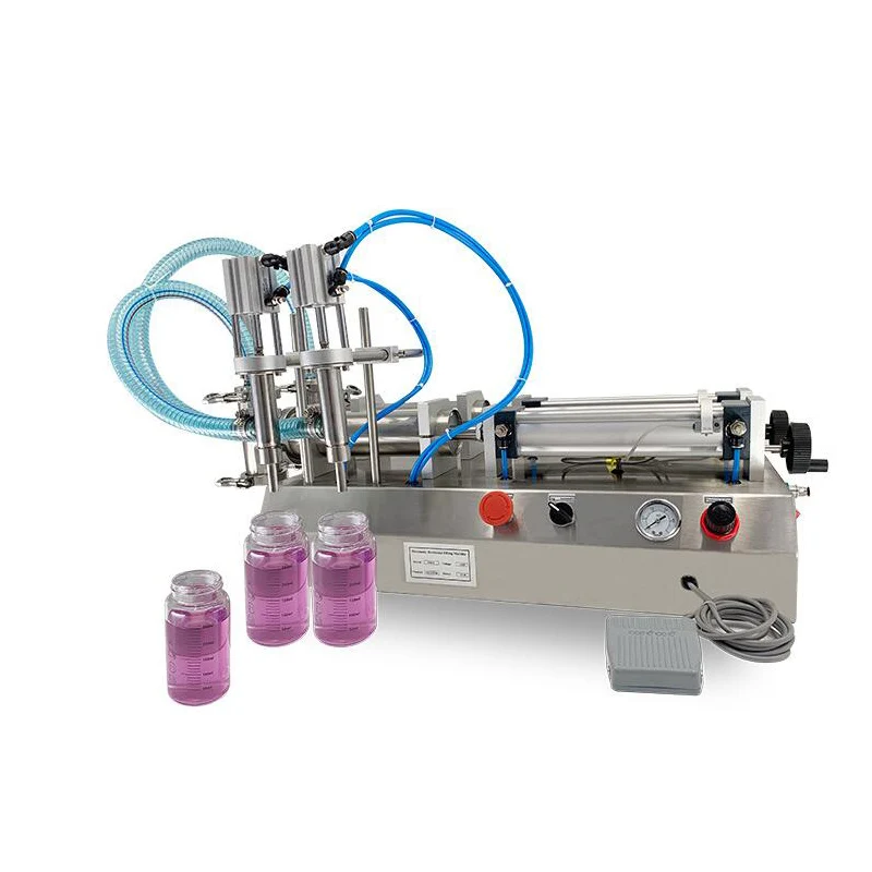 Liquid Filler Machine 304 Stainless Steel Filling Water Machine Bottle Filler Machine Filling Nozzle 10-5000ml