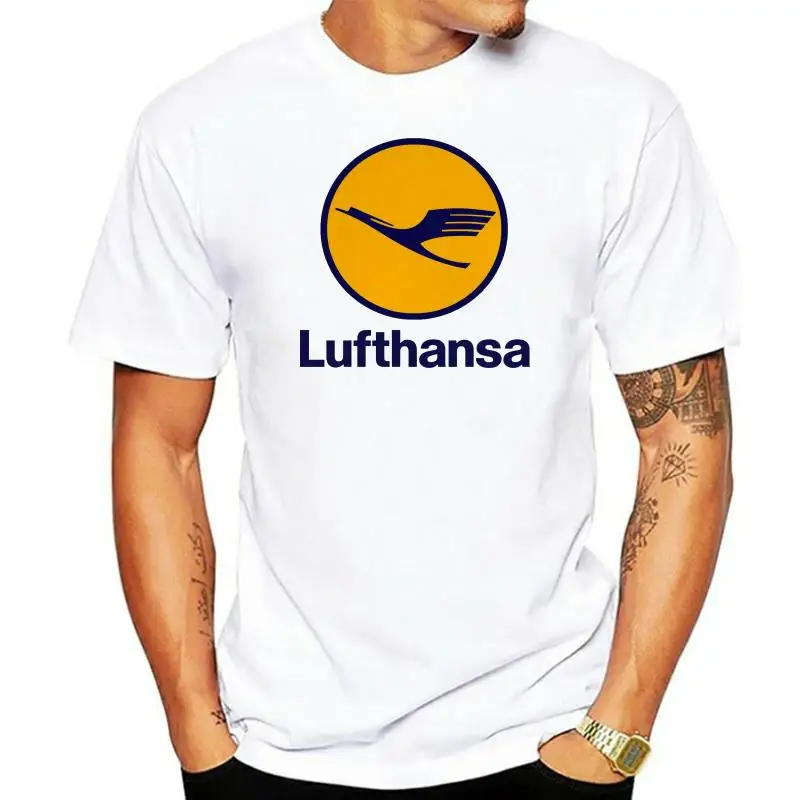 lufthansa airline shirt vintage retro