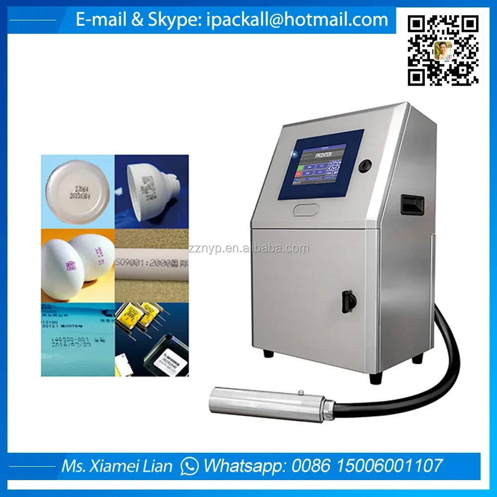 NY-1000 CIJ Continous Inkjet Printer Digital Direct Code Printing Machine