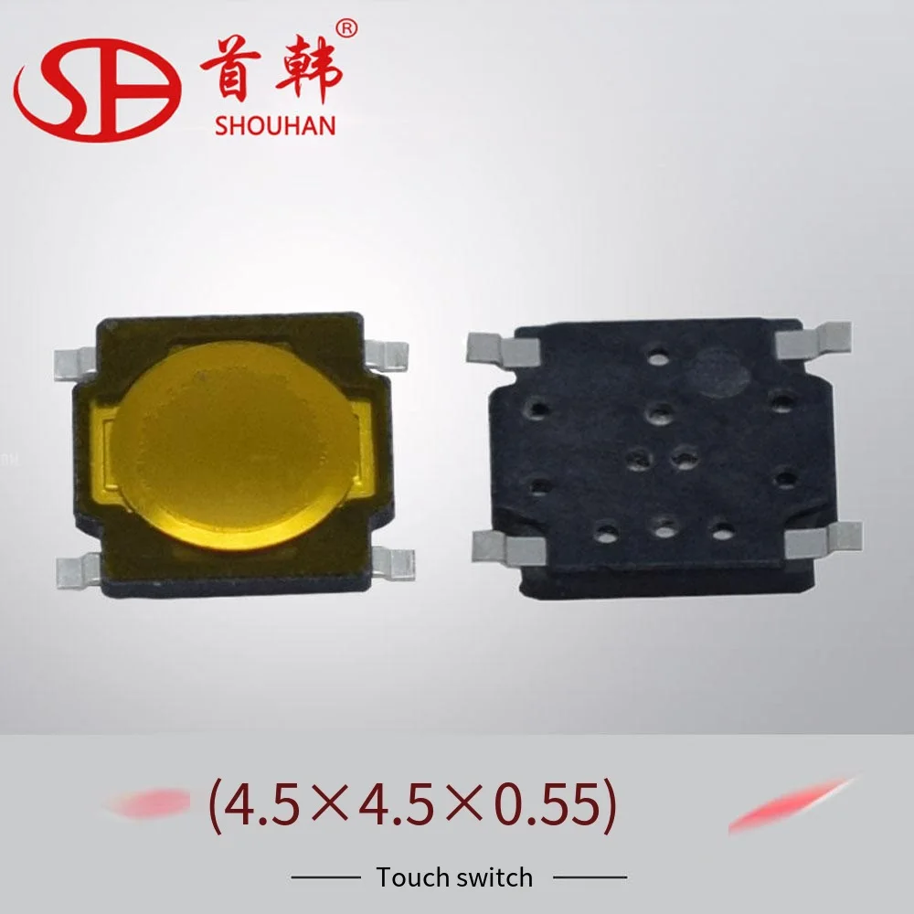 

4.5*4.5*0.55 Patch headset wire control function touch sot-152hst Mi panel key switch manufacturer