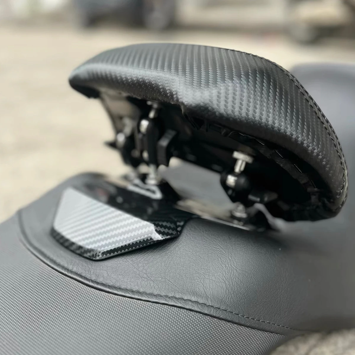 Backrest Adjustable height increase seat cushion lumbar support For Triumph Tiger900 1200 SYM Cruisym250 300 400 Joymax 300