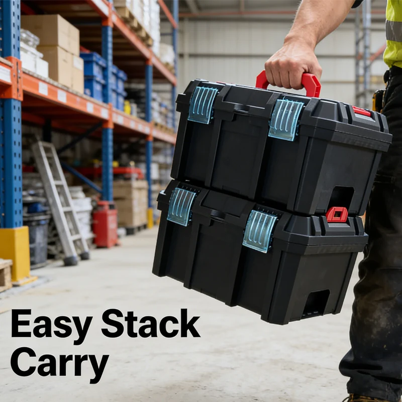 Large Tool Box Hardware Toolbox Home Multifunctional Large Capacity Maintenance Tool Storage Case Hard Case Organizer