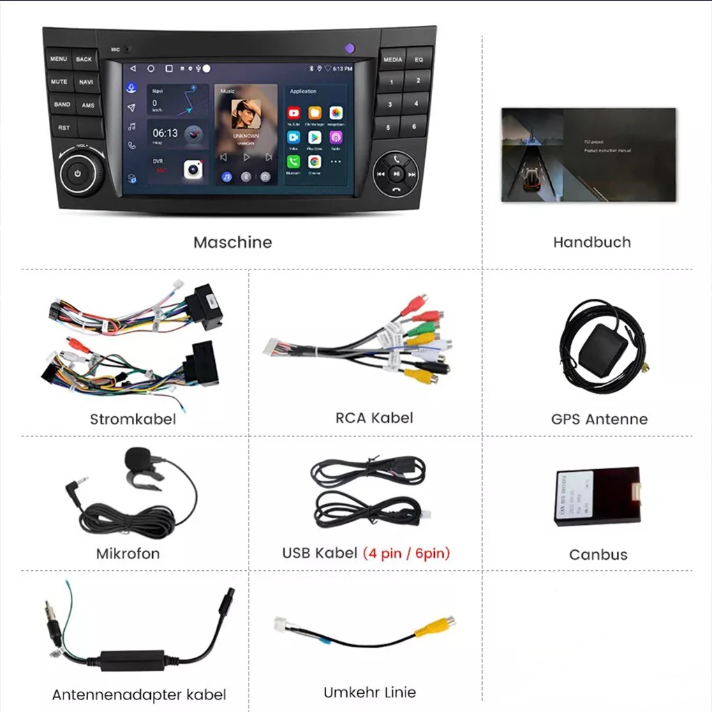 Car Radio With Touchscreen Display Enjoy Clear And Interactive Navigation 3D Kartenansicht