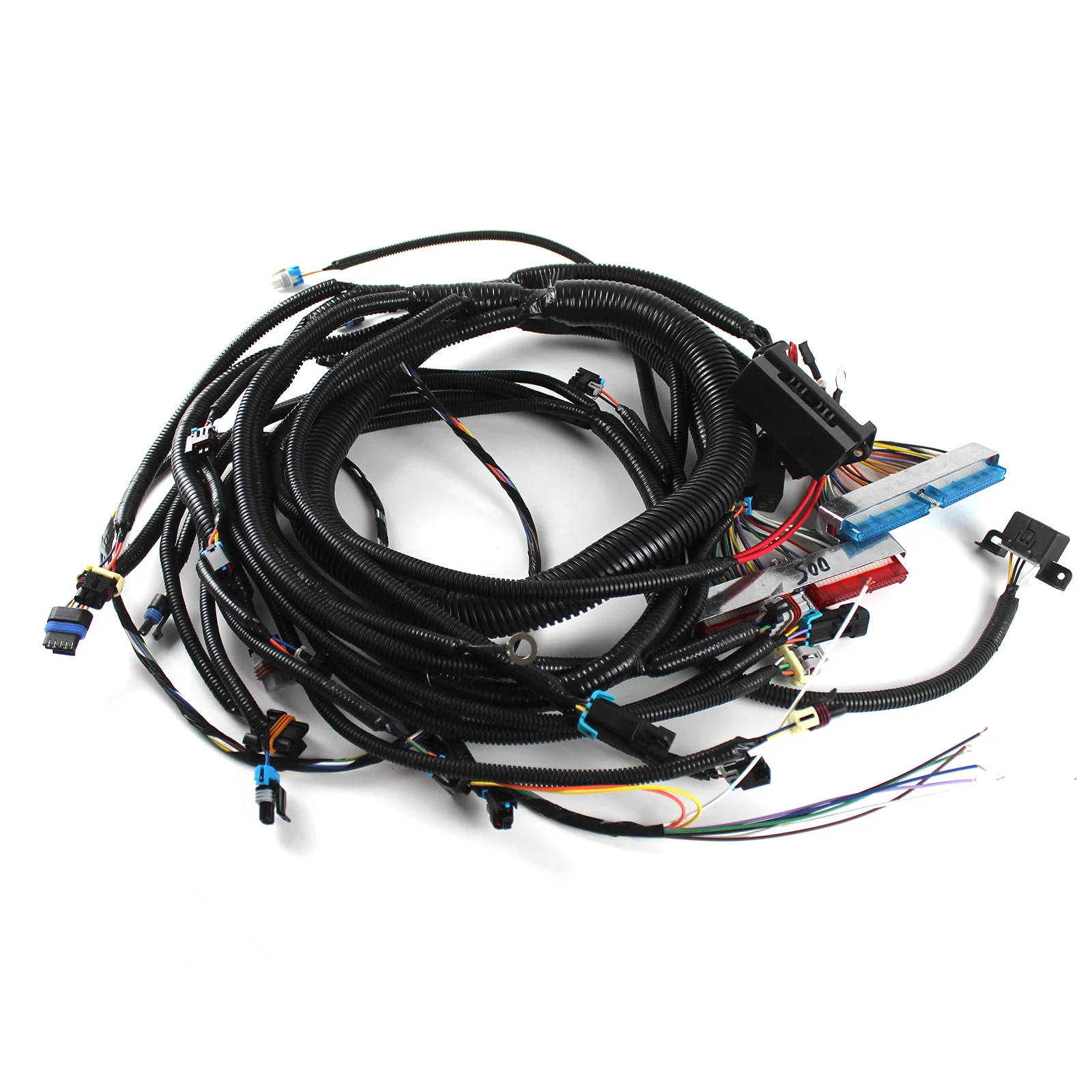 T56 Manual Engine DBC LS1 Standalone Wiring Harness for Camaro Firebird Trans AM 4.8 5.3 6.0, only EV1 or EV6 fuel injectors