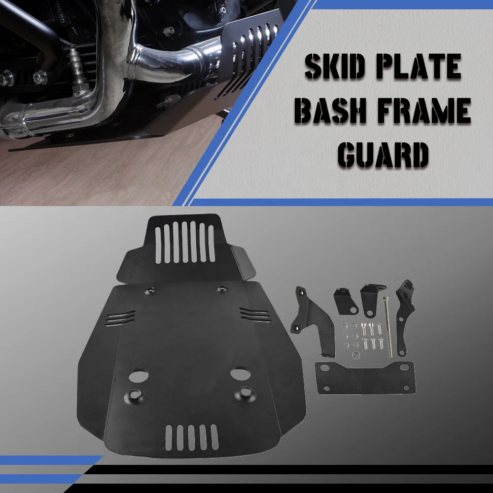 

2013- 2024 For BMW R Nine T Scrambler Pure Racer Urban Motorcycle Engine Base Chassis Guard Skid Plate Belly Pan Protector Cover