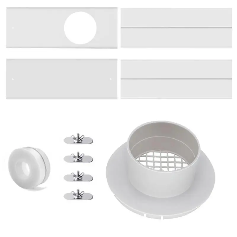 Window Duct Kit Window Seal Panels Dryer Vent Parts Clothes Dryer Connector For Sliding Window Dryer Accessories