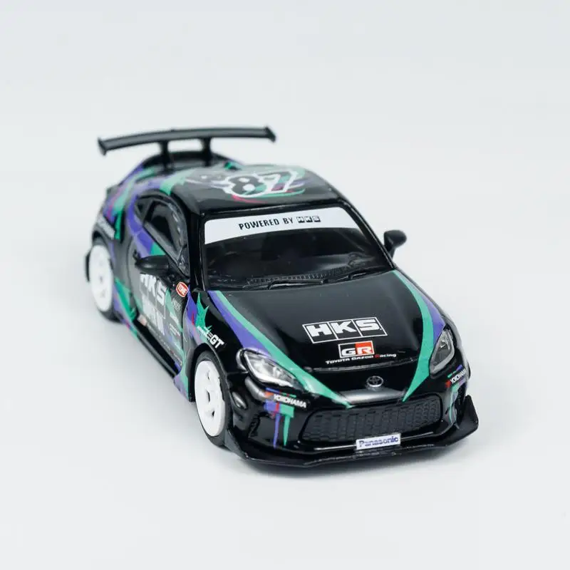 Tarmac Works 1/64 HKS Toyota GR86 Legering Speelgoed Motorvoertuig Diecast Metaal Model Geschenken