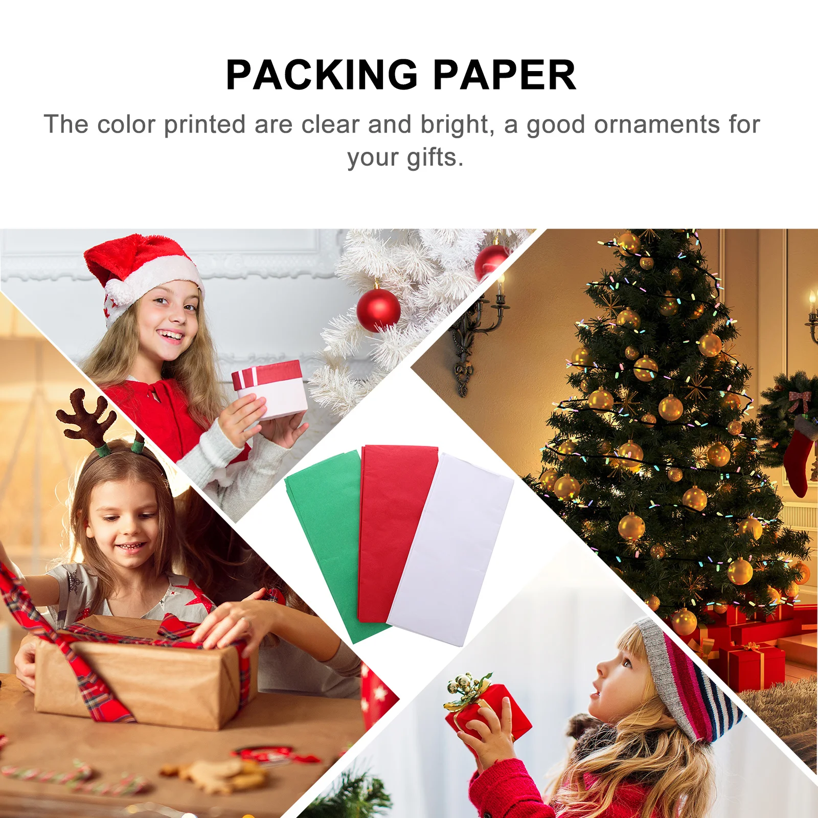 30Pcs Christmas Gift Wrapping -Quality Tissue Paper Holiday Wedding Decor DIY Packaging Papers Gift Wrapping Sheets