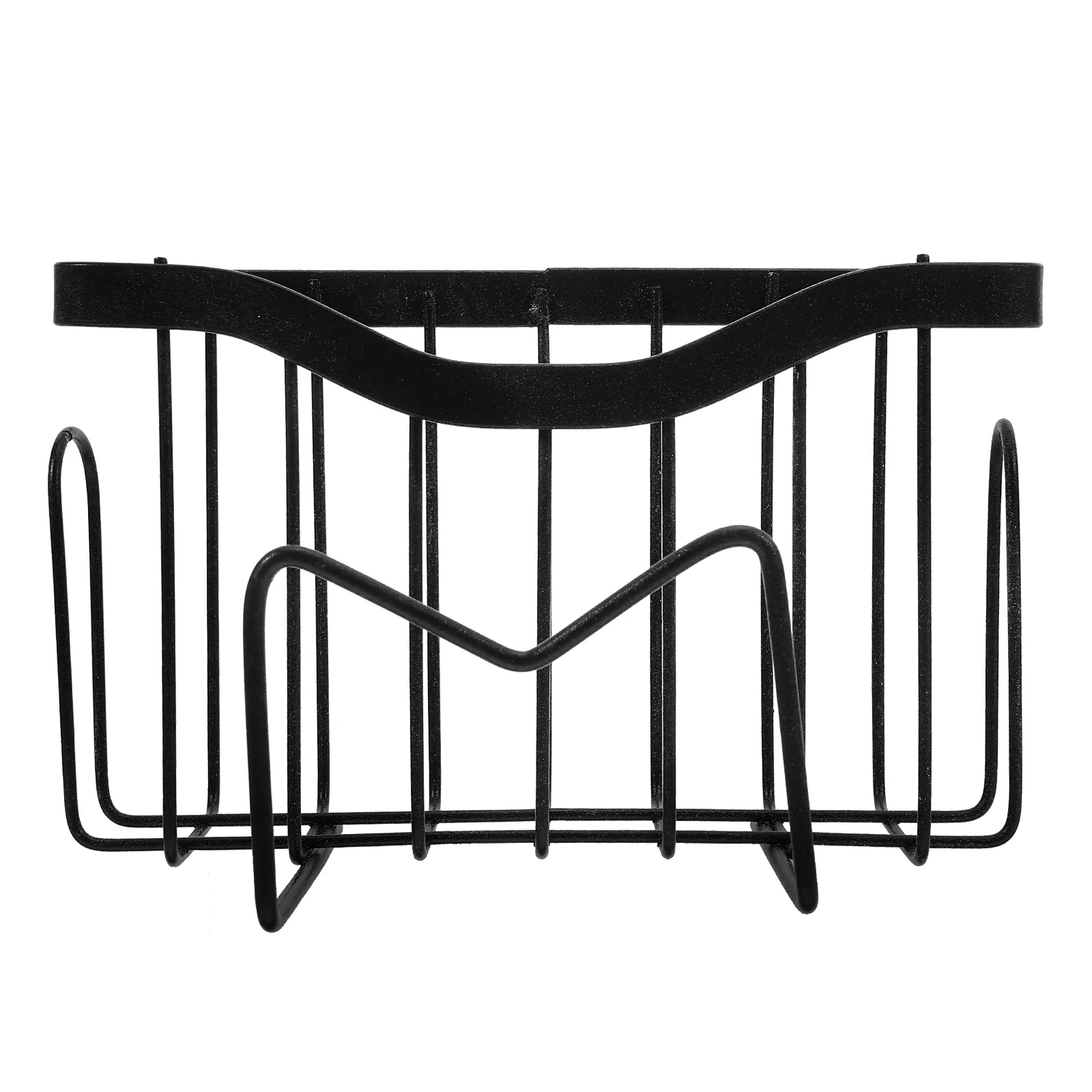

Stainless Steel Sink Organizer Rack for Kitchen Black Small Size Sponge Holder Drainage Design Storage Solution