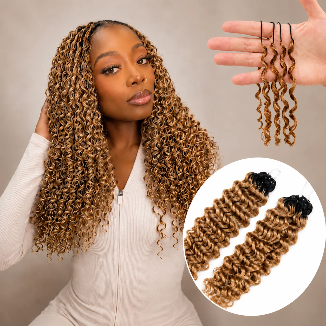 Luxuriöses Remy Echthaar „Mira – Hair Care Honey Bewertung und Preis